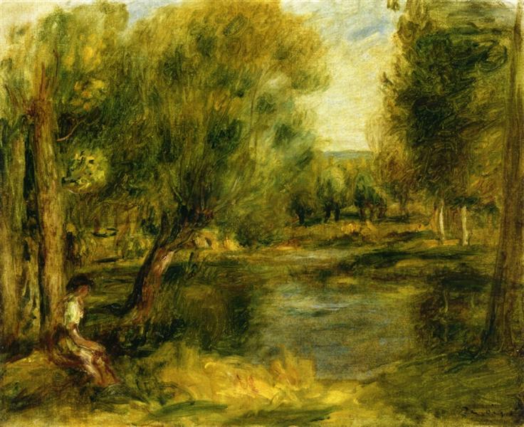 Banks of the River, 1874 - 1876 - Auguste Renoir