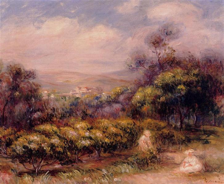 Cagnes Landscape - Auguste Renoir