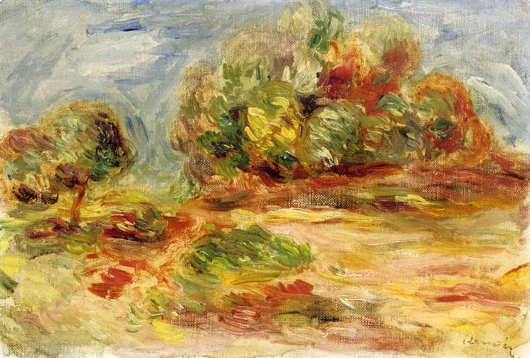 Cagnes Landscape - Auguste Renoir
