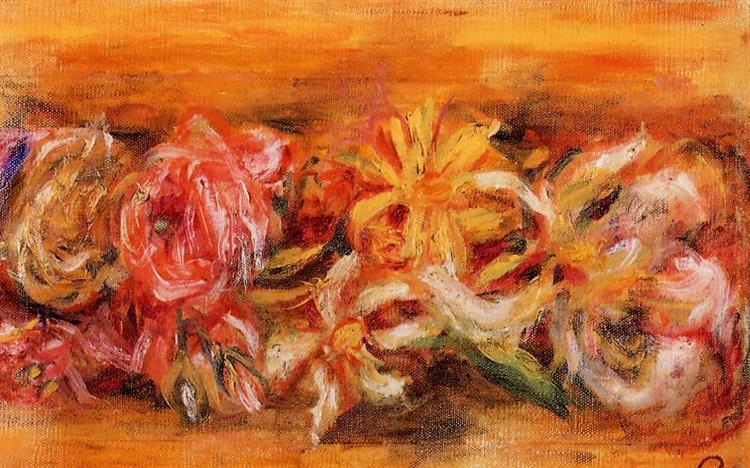 Garland of Flowers - Auguste Renoir