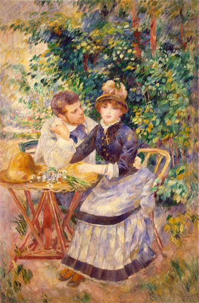 In the Garden, 1885 - Pierre-Auguste Renoir