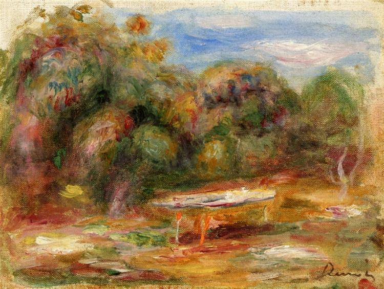 In the Garden at Collettes in Cagnes - Auguste Renoir