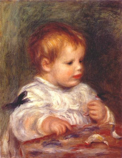 Jacques fray as a baby, 1904 - 雷諾瓦