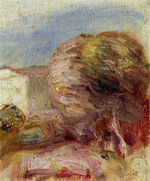 La Poste at Cagnes, c.1905 - Pierre-Auguste Renoir