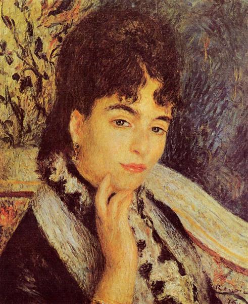 Madame Alphonse Daudet, 1876 - Auguste Renoir