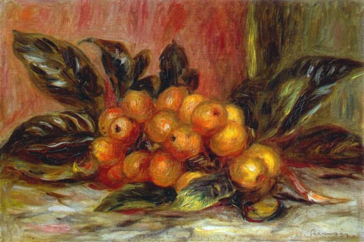 Medlar Branch, 1900 - Auguste Renoir