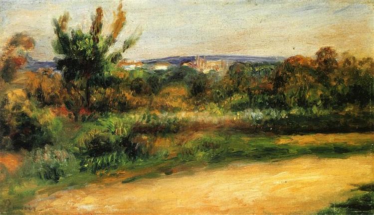 Midday Landscape - Pierre-Auguste Renoir