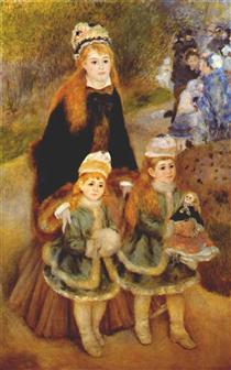 Mãe e Filhas - Pierre-Auguste Renoir