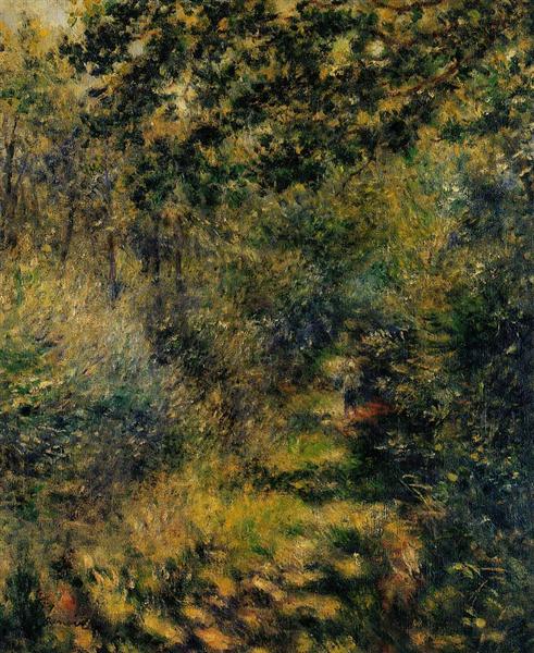 Path through the Woods, 1874 - 雷諾瓦