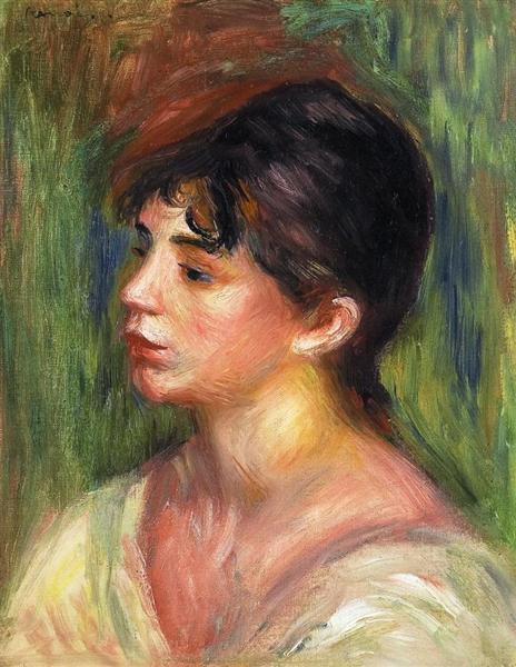 Portrait of a Young Woman - Pierre-Auguste Renoir