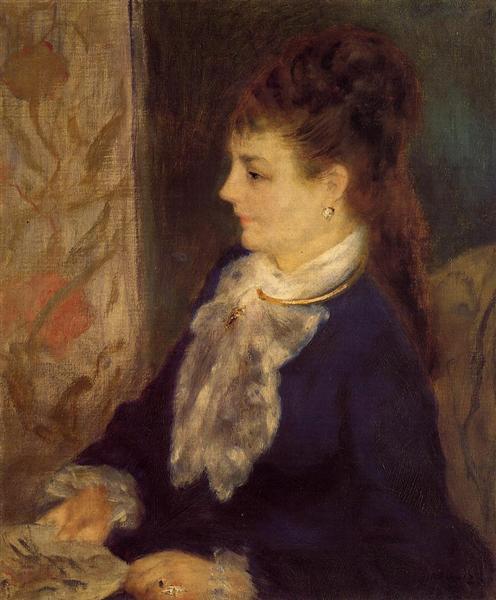 Portrait of an Anonymous Sitter, 1875 - Pierre-Auguste Renoir