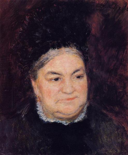 Portrait of an Old Woman (Madame le Coeur), 1878 - 雷諾瓦