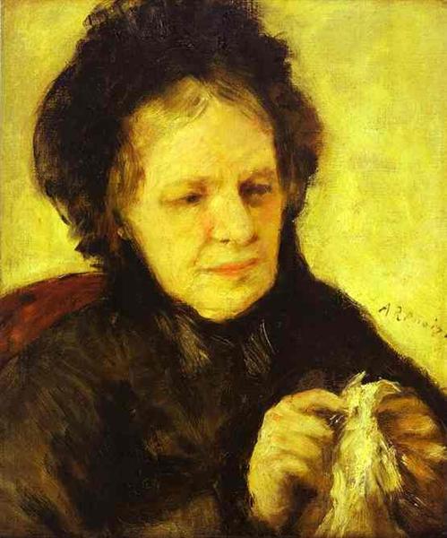 Portrait of Mme. Theodore Charpentier - Auguste Renoir