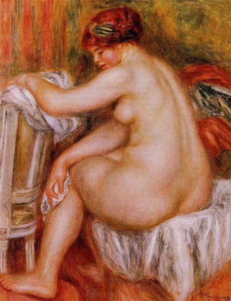 Seated Nude, 1913 - Pierre-Auguste Renoir