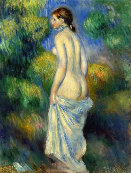 Standing Nude, 1889 - Pierre-Auguste Renoir