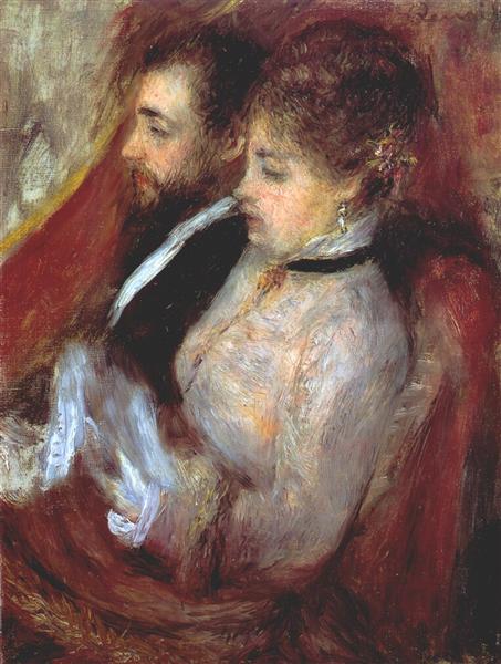 The little theater box, 1873 - 1874 - Pierre-Auguste Renoir