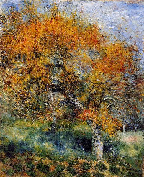The Pear Tree, c.1880 - 1889 - 雷諾瓦