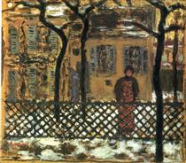 At the Fence - Pierre Bonnard