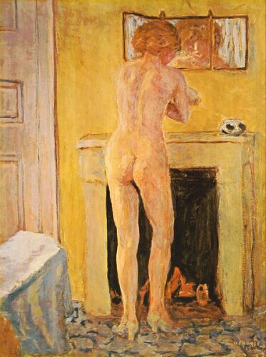 Nude at the Fireplace, 1913 - Пьер Боннар