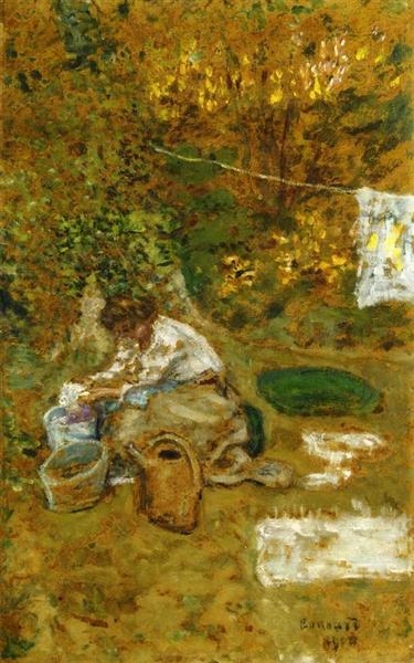 The Washing, 1900 - Pierre Bonnard