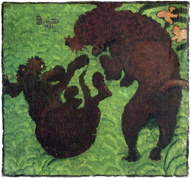 Two Poodles, 1891 - Пьер Боннар