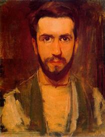 Portrait de l'artiste - Piet Mondrian