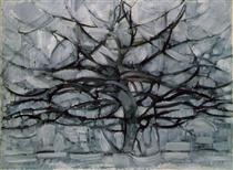 El árbol gris - Piet Mondrian