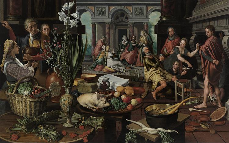 Christ in the House of Martha and Mary, 1553 - Pieter Aertsen