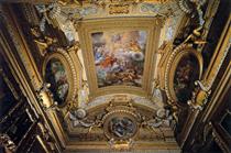 Ceiling Fresco in the Hall of Saturn - Pietro de Cortona