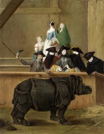 Clara the Rhinoceros - Pietro Longhi