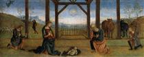 Pala di Corciano (Nativity) - Pietro Perugino