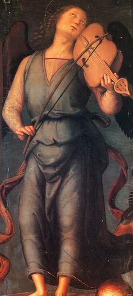Алтарь Валломброза (деталь), 1500 - Пьетро Перуджино
