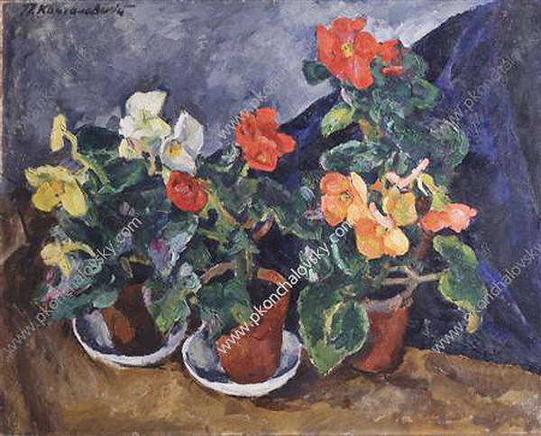 Begonias, 1915 - Pyotr Konchalovsky