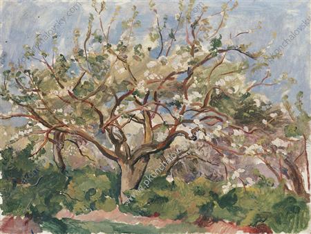 Blossoming garden, 1930 - Петро Кончаловський