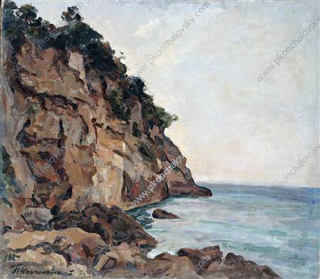 Rocks in Sorrento, 1924 - Pjotr Petrowitsch Kontschalowski