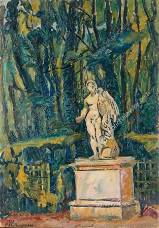 Versailles. Statue., 1908 - Piotr Kontchalovski