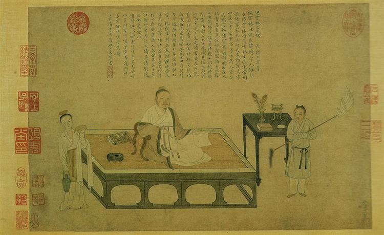 Retrato de Ni Zan, 1542 - Qiu Ying