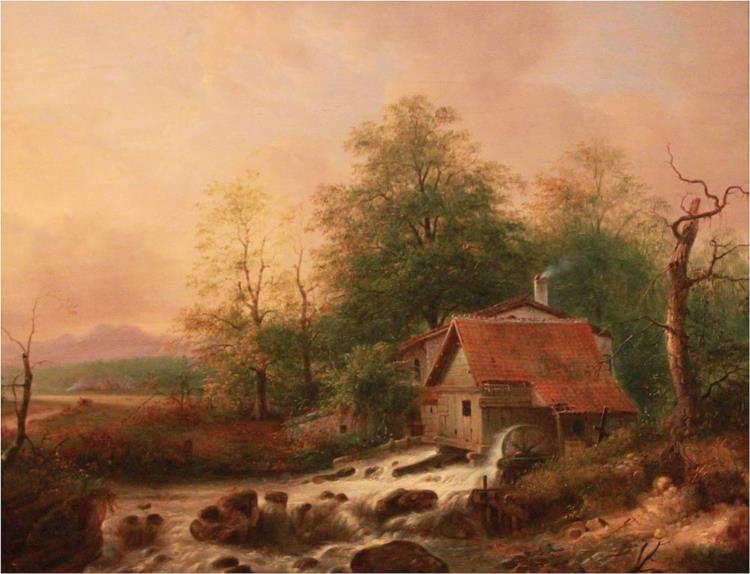 The Water Mill, 1835 - Raden Saleh