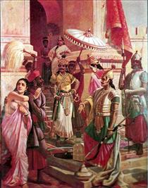 Victory of Meghanada - Ravi Varma