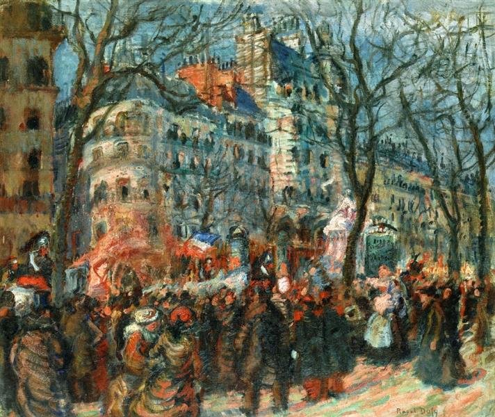 Carnival on the Grands Boulevards, 1903 - Raoul Dufy