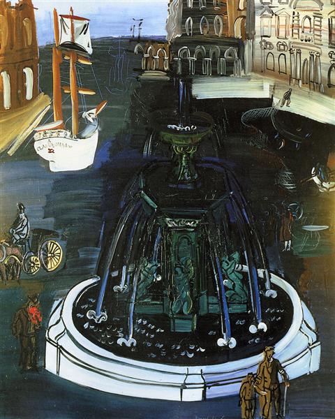 Homage To Claude Lorrain, 1927 - Рауль Дюфи