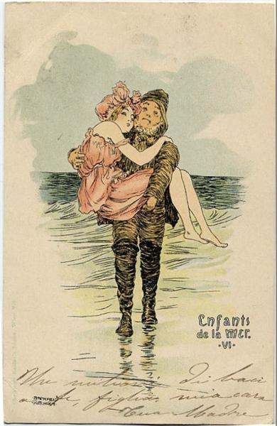Boys and girls at sea - Рафаэль Кирхнер