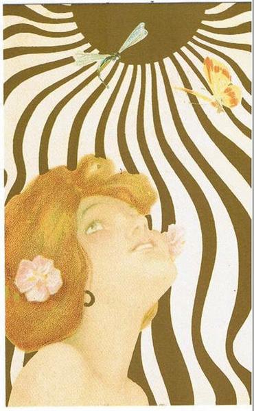 Sun women, 1901 - Raphael Kirchner