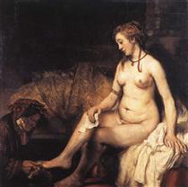 Betsabé con la carta de David - Rembrandt