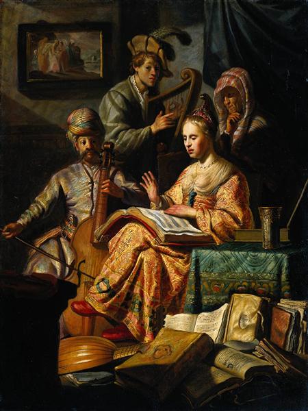 Compagnie musicale, 1626 - Rembrandt