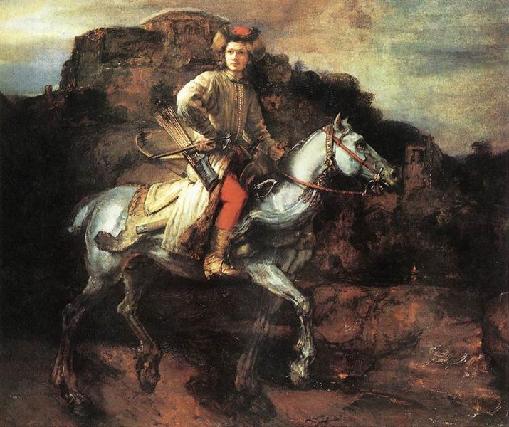 Le Cavalier polonais, 1655 - Rembrandt