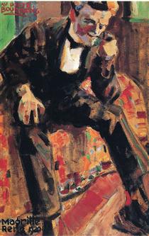Portrait of Pierre Bourgeois - René Magritte
