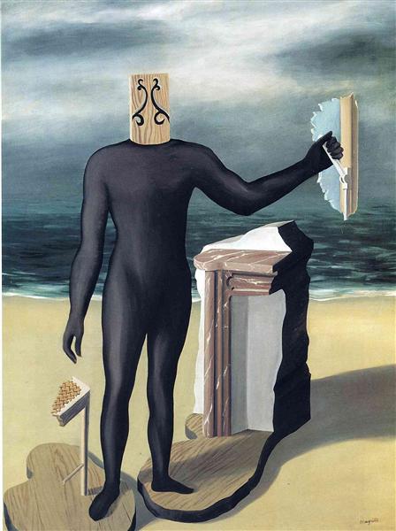The man of the sea, 1927 - 雷內‧馬格利特