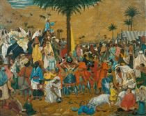 The Flight Out of Egypt - Richard Dadd