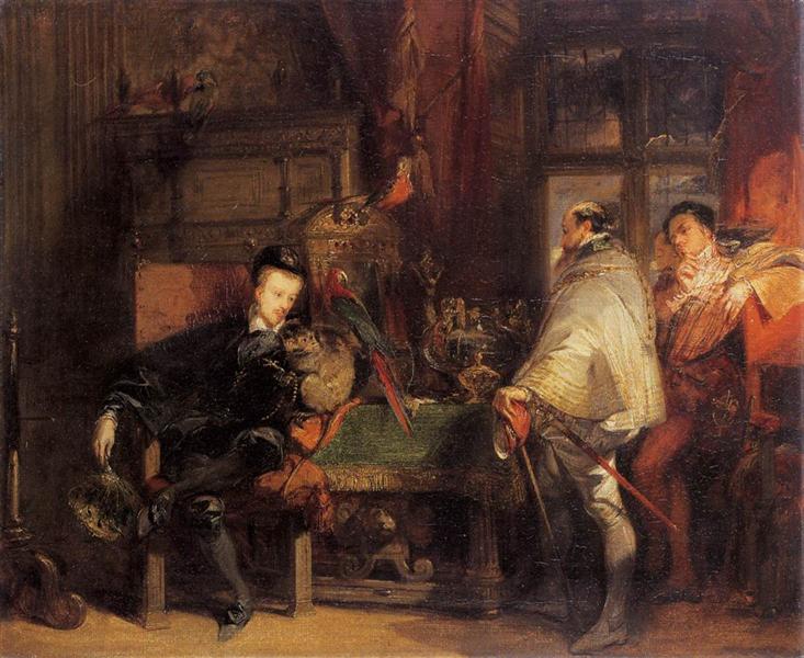Henri III and Don Juan of Austria, c.1828 - Richard Parkes Bonington
